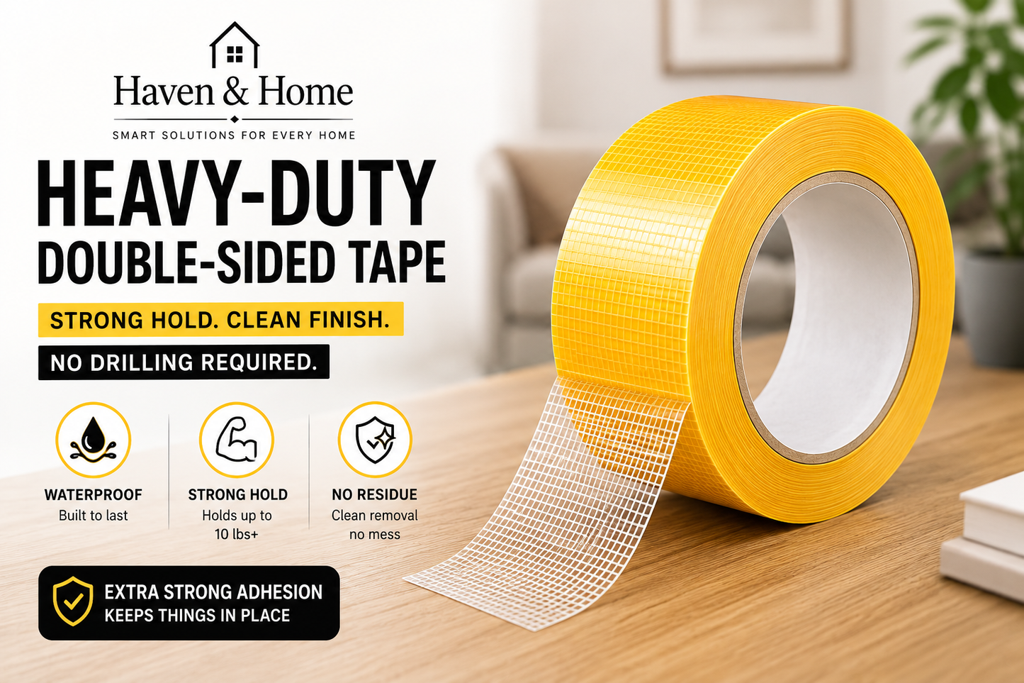 Heavy-Duty Double-Sided Tape