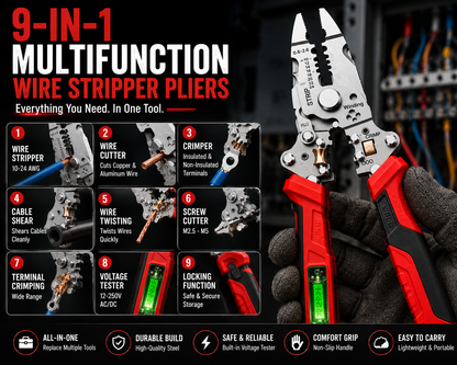 VoltPro™ 9-in-1 Electrician Multi Tool