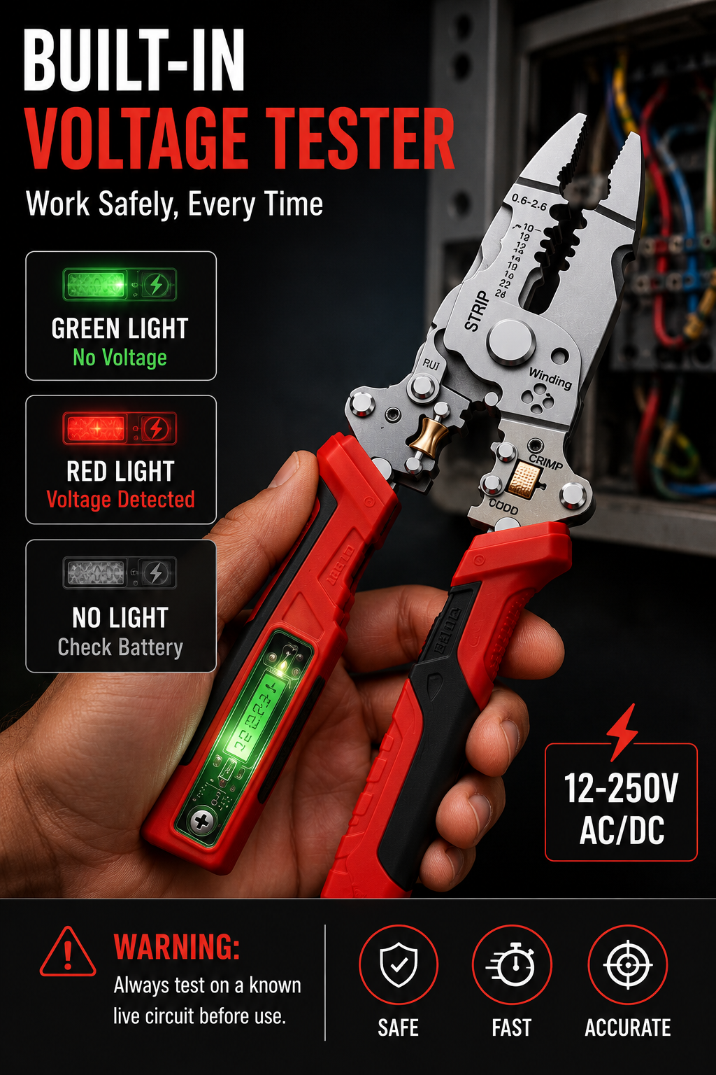 VoltPro™ 9-in-1 Electrician Multi Tool